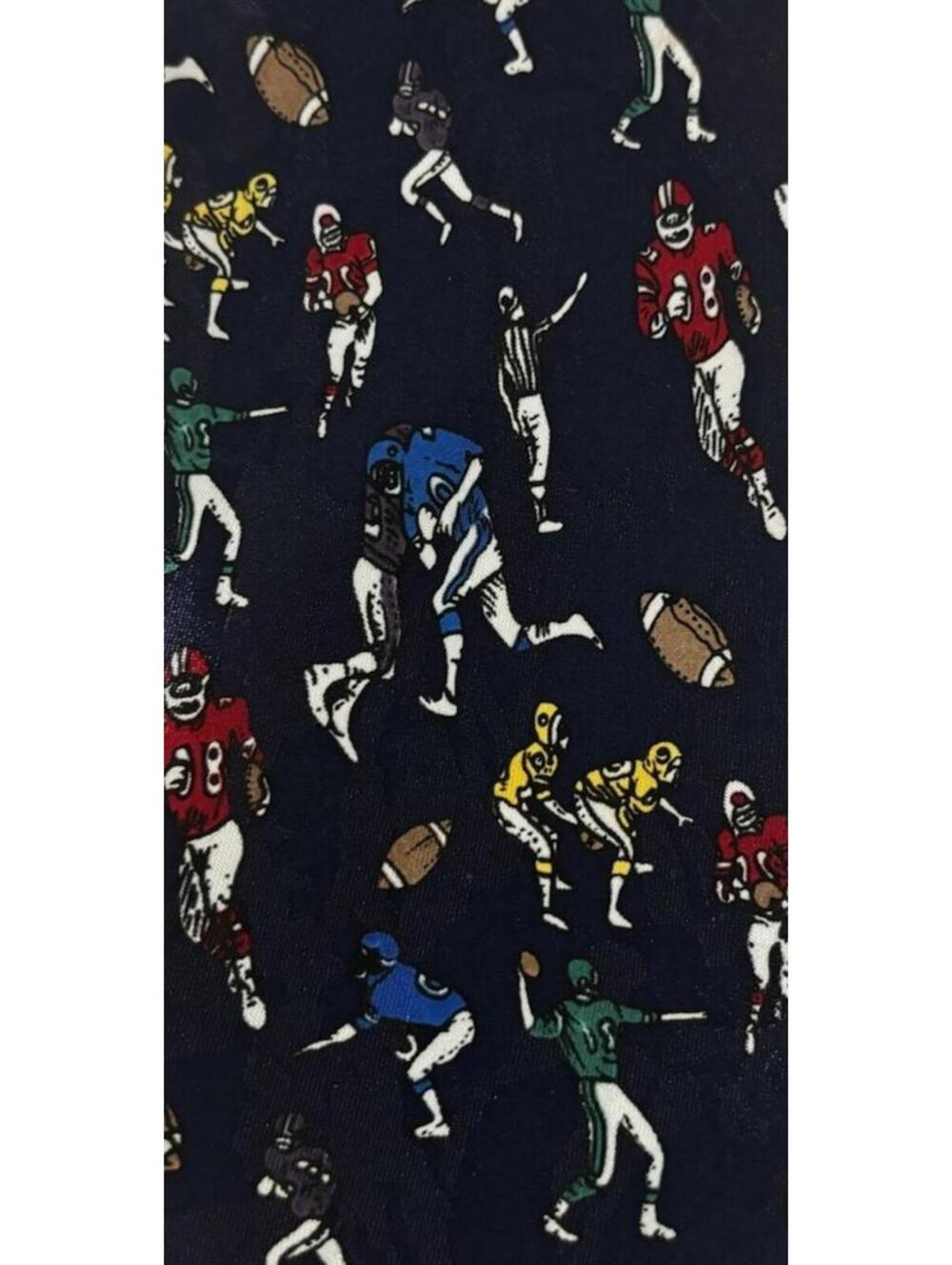 Marco Polo Italian Style Tie “Football Players”